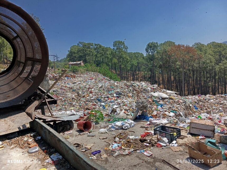 The problem of ditching ground near the famous deer sanctuary of Almora: indifference of administration