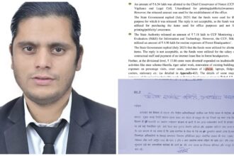 Memorandum to the Chief Minister and Prime Minister on financial irregularities in the Forest Department