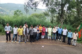Panchayat election campaign intensifies, BJP leaders visit area in support of Prem Latwal BJP is getting public support in Golna Karadia, public welfare schemes become the base