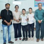 Mayur and Aditya Dosad won gold medal in 5th Almora District Level Yogasana Sports Championship-2025