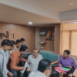 Discussion was held with the District Magistrate regarding the demand for health camp in Shailguth and the problems of the Gram Sabha