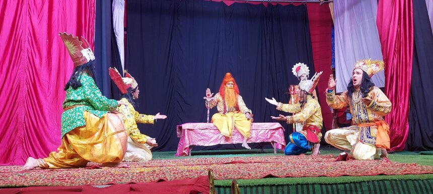 Grand inauguration of the Shri Nanda Devi Ramlila; enactment of episodes ranging from Ravana's tyranny to the birth of Rama and Sita.
